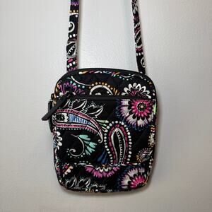 Vera Bradley Bandana Swirl Mulitcolor Mini Hipster Crossbody Bag Purse